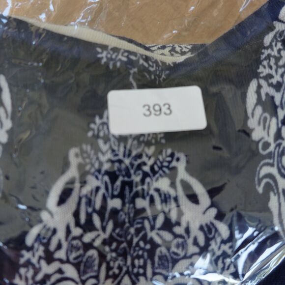 Lilly‎ Pulitzer Sweater Women Sz S Blue Knit Merino Wool Paisley Business Casual - Picture 12 of 12